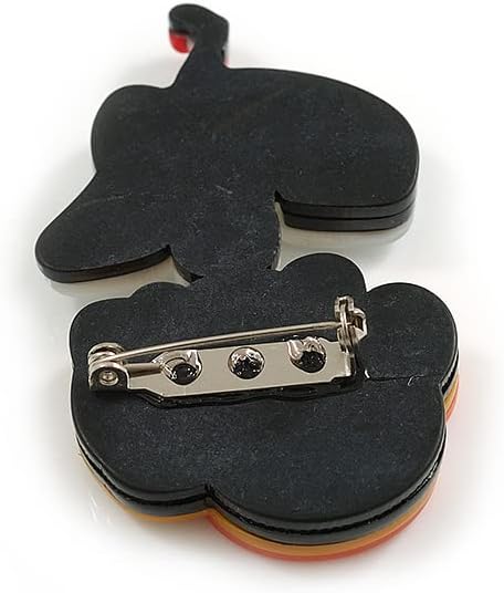 Unique Marilyn Monroe Acrylic Brooch White/Orange/Yellow - 65mm Tall...