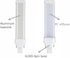 11W G24Q LED Bulb, 4 Pin CFL LED Replacement, G24Q PLC-26W Replacement, 1100LM, 120V 6000K LED Horizontal PL Bulb, Bypass The Ballast (Remove The ...