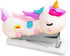LALAFINA Stapler Cute Animal Silicone Stapler Students Hand Stapler Mini Handheld Stapler Portable Cartoon Stapler for Home Office...