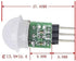 HC-SR312 AM312 Mini PIR Human Body Motion Sensor Module Pyroelectric Infrared IR Distance Detector for Arduino (Pack of 5)...