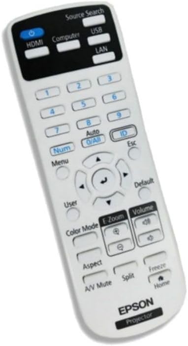 Projector Remote Control 2198635 for Epson 880 EX3280 VS260 EX5280 EX9230 PRO EX9240 EX7280 EX10000 BRIGHTLINK 725Wi 735Fi 1485Fi+ 1485Fi POWERLIT...