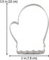 LILIAO Christmas Winter Mitten Cookie Cutter - 3.1 x 4 inches - Stainless Steel...