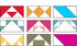 Bloc Loc Flying Geese Quilting Ruler 3/4” x 1-1/2” Finished, 1-1/4” x 2” Trimmed Size for Quilters...