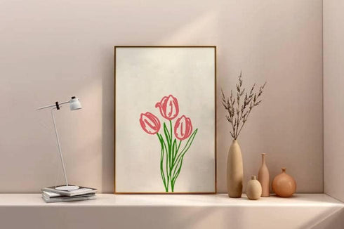 Silk Screen Stencils,Flower and Leaf Self Adhesive Silk Screen Stencils Reusable,Plant Mesh Stencil for Chalk Paste Screen Printing Stencils for P...