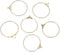 20pcs Adabele Tarnish Resistant Gold 40mm Round Circle Beading Hoop Link Connector Earring Findings for Earrings Jewelry Making BF130-6...