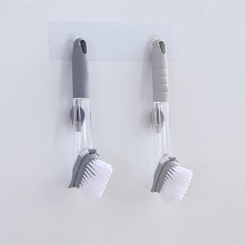 Dishwand Set, No-Scratch Soap Dishwashing Brush Scrubber, Kitchen Cleaning Sponge Cleaning Brush for Pots, Dishes, Sink, Comes with 1 Replacement ...