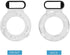 Outlet Holder Mount for TP-Link Deco M5, TP-Link Deco P7 Whole Home Mesh WiFi System, Sturdy Wall Mount Bracket for TP-Link Home WiFi by Koroao (1...