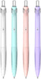 DUNBONG Retractable Gel Pens, Fine-tip Unisex Pens 4 Pack, Black Gel Pens, Fast Dry, Gel Pens Fine Point 0.5mm, Retractable Pens, Black Gel Ink Pe...