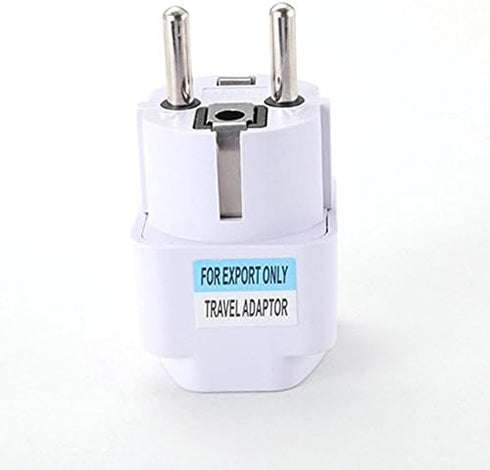 ANRANK UE3360AK 2 Packs Universal AU US UK to EU Europe Plug AC 250V Power Travel Adapter White...