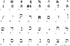 Hebrew Keyboard Stickers Transparent Background Black Letters for PC Computer Laptop Keyboards...