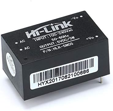3PCS Mini Step Down Power Supply Intelligent Home Switch DC Power Module AC DC Voltage Regulator 220V to 5V 5W AC DC Converter HLK-5M05......