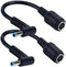 Dongle Tip Adapter Cable for HP 7.4mm to 4.5mm Blue Right Angle Tip Connector Converter DC Cord for HP Stream Spectre Pavilion Envy Elitebook Spli...