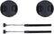 2-Pack 37mm Front Lens Cap Cover with Deluxe Cap Keeper for Olympus 14-42mm 1:3.5-5.6 EZ Kit Lens on Olympus OM-D EM10 Mark III II EPL9 EPL8 EPL7 ...