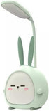 Portable LED Desk Lamp with Night Light Cute Bunny Foldable USB Charge Reading Light for Bedroom Kids Bedside Study (Green)...