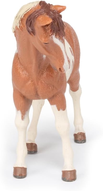 Papo - hand-painted - figurine - Horses,Foals and Ponies - Pinto Mare Figure-51094 - Collectible - for Children - Suitable for Boys and Girls - fr...