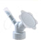 White Bottle Cap Sprinkler 2 in 1 Reusable Plastic Sprinkler Nozzle for Flower Bottle Watering Cans Shower Head Garden Tool Grey Color Lawn and Ga...