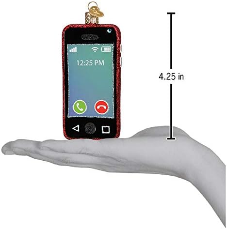 Old World Christmas Smartphone Glass Blown Ornaments for Christmas Tree...