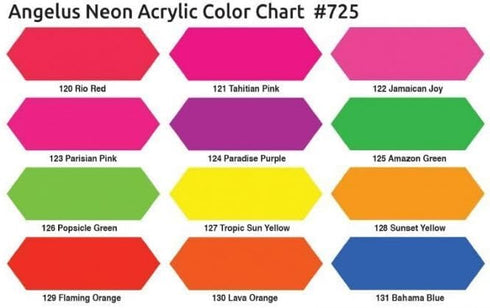 Angelus Neon-1 oz Leather Paint, Sunset Yellow...