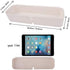 Bedside Shelf Caddy Basket Pocket Organizer to Storage Remotes,Tablet Cellphone Charging,Clock- Stick On Adhesive Tapes & Nails Install Offered fo...