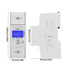Single Phase Energy Meter 5-80A 230V 50Hz Electric KWh Meter LCD Energy Meter Watt Meter, DDS015 Single Phase Din Rail KWH Energy Meter...