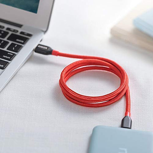 Anker USB C Cable, PowerLine+ USB-C to USB 3.0 cable (3ft/0.9m), High Durability Type C Braided Charging Cable Compatible with Samsung Galaxy S10,...