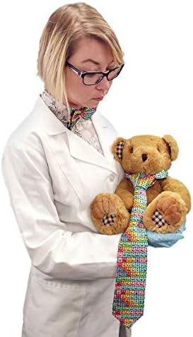 Periodic Table of Elements Chemistry Necktie, Rainbow Microfiber...