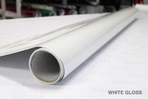 VViViD White High Gloss Realistic Paint-Like Microfinish Vinyl Wrap Roll with VViViD XPO Air Release Technology (1ft x 5ft)...