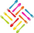Plastic Toddler Utensils Set of 12 Kids Utensils Forks and Spoons - BPA FREE/Dishwasher Safe Toddlers Silverware Set Brightly Colored Children's S...