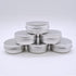 12 Pcs Aluminum Tin Cans Metal Round Tins Food Candle Containers Small Refillable Cosmetic Containers Makeup Storage Jas with Screw Lids for Craft...