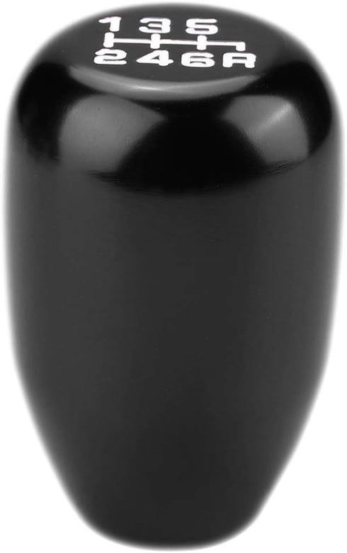 Acouto Gear Shift Knob, 6 Speed Car Universal Modification Metal Manual Knob Gear Shift Head Shifter (Black)...