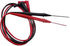 Retractable PVC Tip Test Lead Set, Right Angle,adjustable length Red+black...