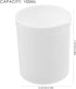 Baluue 2pcs PTFE Teflon Beaker 100ml Polypropylene Lab Beaker White Lab Measuring Cup Plastic Liquid Cup Container for Science Experiment, School ...