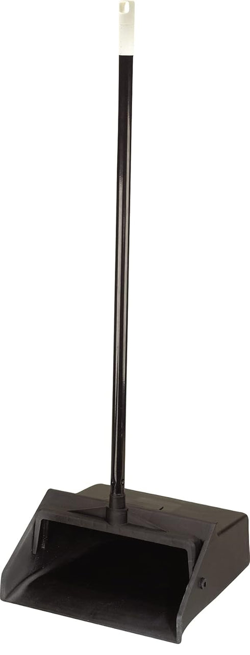 Carlisle FoodService Products Duo-Pan Upright Dust Pan with Serrated Yoke for Floor Cleaning, Restaurants, Office, And Janitorial Use, Plastic, 30...
