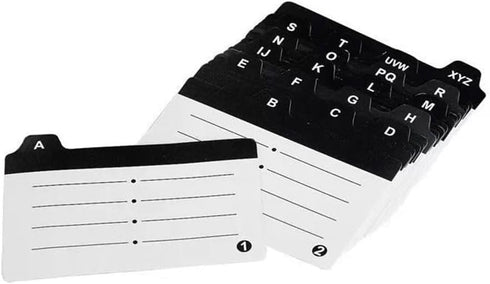 MyLifeUNIT Business Card Holder, Index Card Organizer with Dividers and Index Tabs, Capacity: 500 Cards (2.2" x 3.5")...