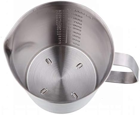 KSENDALO 48oz/6Cup SUS304 Stainless Steel Measuring Cup - Precision Engraved Markings for Liquid, Coffee, Milk & Espresso - 1.5Liter Kitchen Mixin...