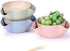 Bamboo's Grocery Double Dish Snack Bowl For Pistachios, Peanuts, Edamame, Cherries, Nuts, with Shell Storage (Green)...