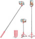 Selfie Stick Tripod,3 in 1 Extendable 360° Rotation Tripod Stand with Detachable Wireless Remote Portable Mobile Phone Holder Compatible with iPho...