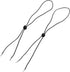 10 Pcs Adjustable Hat Strap Clip Hat Windproof Cord Fastener Cap Retainers with Clips for Fishing Boating...