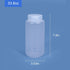 33.8 oz Wide Mouth Lab Reagent Bottle, Laboratory Grade Chemical Container, Sealed Leak-proof Clear PP Bottle, Pill Bottle, Water Sample Bottle(2 ...