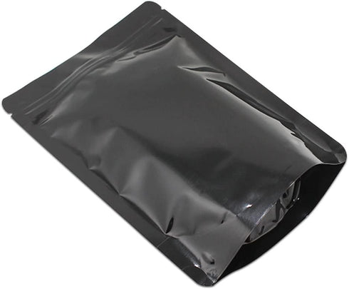 FERENLI 100 Pieces Resealable Mylar Bags Stand Up Foil Pouch for Zip Aluminium Foil Lock Food Storage Packaging Airtight Zipper Pouches (3.3x5.1 i...