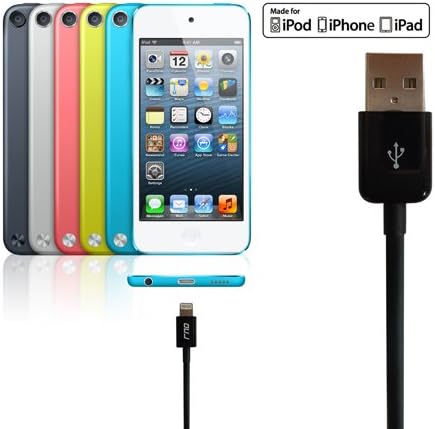 RND Apple Certified Lightning to USB 1.5FT Cable for iPhone (Xs, XS Max, XR, X, 8, 8 Plus, 7, 7 Plus, 6, 6 Plus, 6S, 6S Plus) iPad (Pro, Air, Mini...