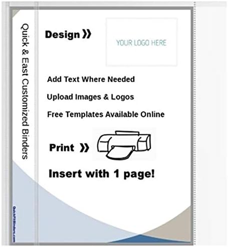 QuickFit View 3-Ring Binder, 1 1/2" Angle D-Rings, 50% Recycled, White (87020)...