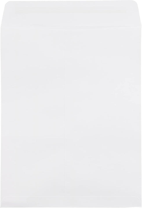 JAM PAPER 8 3/4 x 11 3/4 Open End Commercial Envelopes with Peel and Seal Closure - White - 25/Pack...