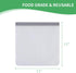6 Pack Reusable Gallon Freezer Bags, Dishwasher Safe Reusable Ziploc Bags, BPA Free Freezer Storage Containers, Leakproof Silicone Bags for food S...