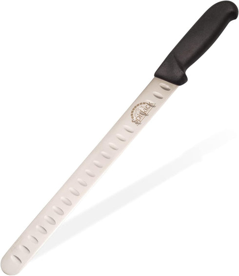 BBQ Smoked Brisket Knife for Meat Carving and Slicing - SS, Granton Edge, 11 Inch Blade...