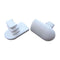 Sling Rail End Caps, Inserts, Fits Agio Brand Patio Furniture and Other Outdoor Furniture Brands, Half Oval, Pack of 16, White...