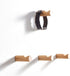Natural Wood Wall Hooks Hanger Clothes Hanger Hook Coat Rack Wall Hanging Hook Rack Beech Wood Key Holder Organizer Wall Hanger Home Decor...