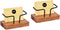 Business Card Holder Iron Name Card Organizer Name Card Business Card Display Holders for Desk Office Home Decoration (4.25" x 2" x 2") (Set of 2)...
