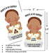Whats In My Diaper Baby Shower Scratch Off Game | African American | 24 Cards - 1 Winner | Baby Shower Games | Baby Shower Prizes | Door Prizes | ...