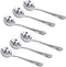 HornTide 6-Piece Soup Spoon Set Bouillon Spoon Flatware Stainless Steel Mirror Polishing 6.5-Inch 16.6cm...